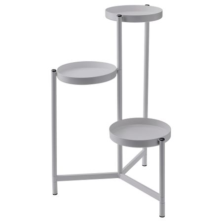 Пьедестал для цветов, для дома, улицы светло-серый, 58 см IKEA OLIVBLAD ОЛИВБЛАД 205.607.74