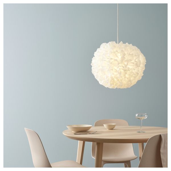 Подвесной светильник, белый 50 см IKEA VINDKAST ВИНДКАСТ 804.520.07 - фото 3
