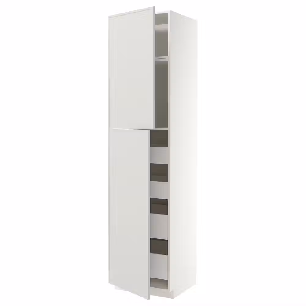 METOD / MAXIMERA Высокий шкаф/2дверцы/4ящика - фото 1