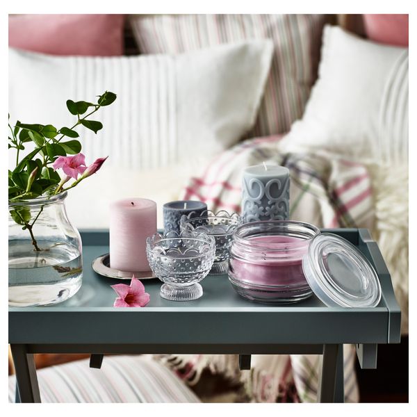 Подсвечник для греющей свечи ФОРТЬЮСТ, прозрачное стекло (8 см) - схема-чертеж с размерами