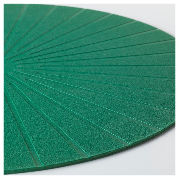 Салфетка под приборы ПАННО, темно-зеленый (37 см) - схема-чертеж с размерами