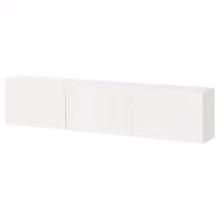 BESTÅ Комбинация настенных шкафов - белый/Lappviken белый 180x22x38 см