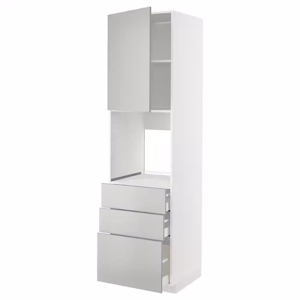 METOD / MAXIMERA Высокий шкаф д/духовки/дверь/3ящика - фото 1