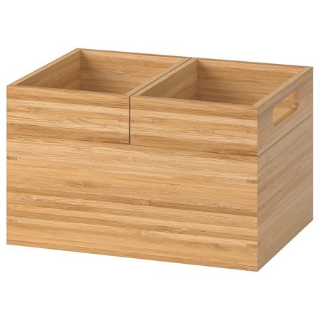 Набор коробок,3шт, бамбук 23x17x14 см IKEA DRAGAN ДРАГАН 003.695.59
