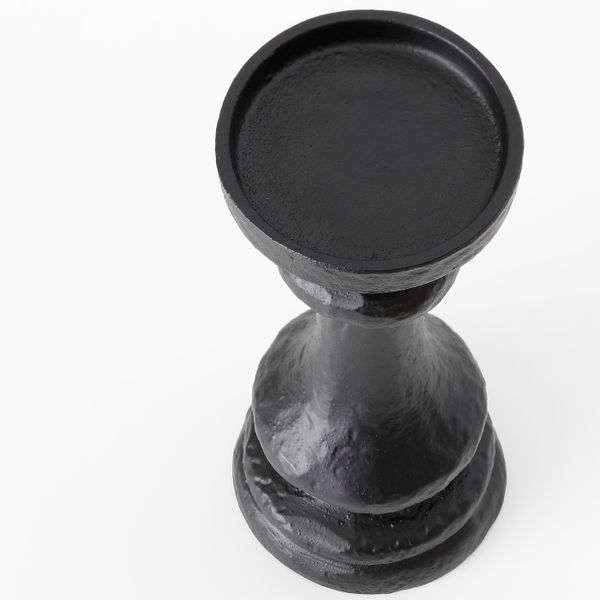 Подсвечник для свечи/форм свечи, черный 20 см IKEA EFTERSKÖRD ЭФТЕРСКЁРД 905.035.39 - фото 2