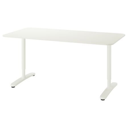 Письменный стол, 160x80 см, белый IKEA BEKANT БЕКАНТ 190.228.08