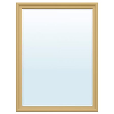 PINGSTSYREN ПИГНСТСЮРЕН Зеркало - светлый желто-бежевый 60x80 см