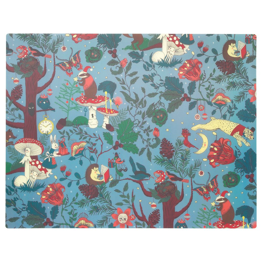 Салфетка под приборы ВИНТЕР 2018, разноцветный (35x45 см) - схема-чертеж с размерами