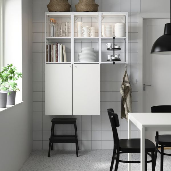 ENHET Комбинация д/хранения - белый 120x32x150 см - фото 2