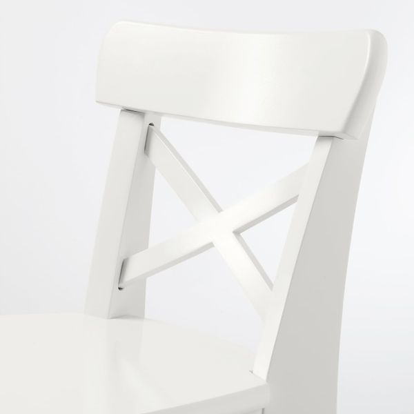 Детский стул, белый IKEA INGOLF ИНГОЛЬФ 704.624.03 - фото 3