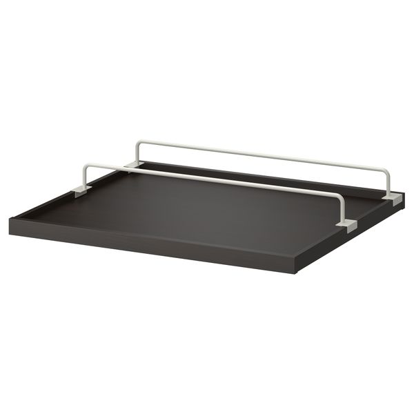 Выдвижная полка + вставка для обуви КОМПЛИМЕНТ, черно-коричневый, белый - фото 1