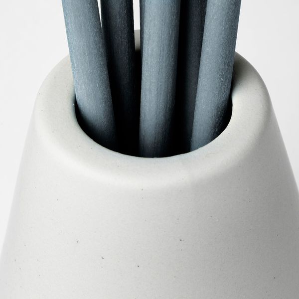 Ваза и 6 ароматических палочек, Цветущий бергамот/серый IKEA NJUTNING НЬЮТНИНГ 503.618.10 - схема-чертеж с размерами