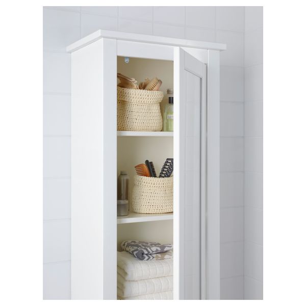 Набор корзин, 2 штуки НОРДРЭНА, белый с оттенком - схема-чертеж с размерами