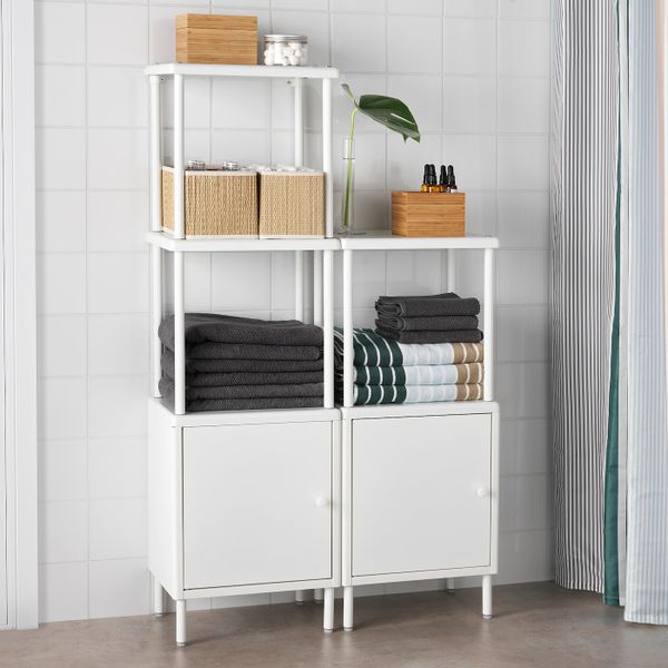 Шкаф с дверью, белый 40x27x54 см IKEA DYNAN ДИНАМ 103.689.84 - фото 4