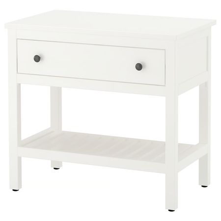 HEMNES Открытый шкаф для раковины,1 ящик - белый 82x48x76 см