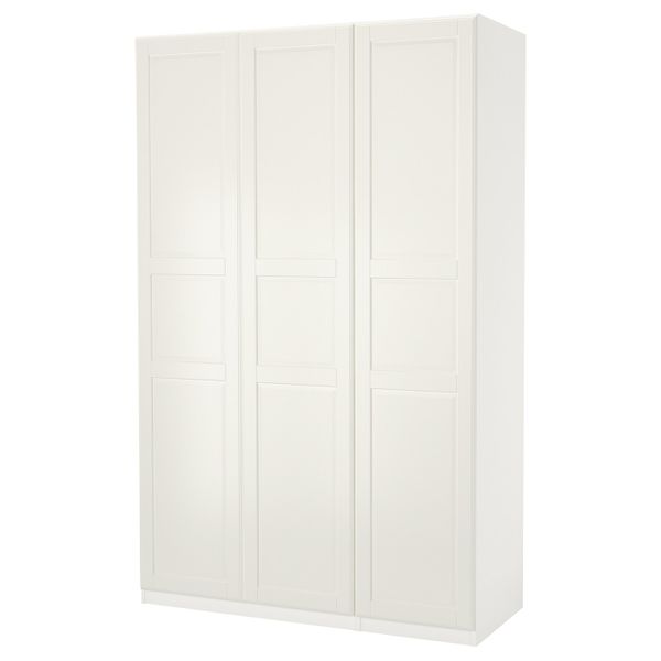 Гардероб, белый, Тисседаль белый, 150x60x236 см IKEA ПАКС 492.649.66 - фото 2