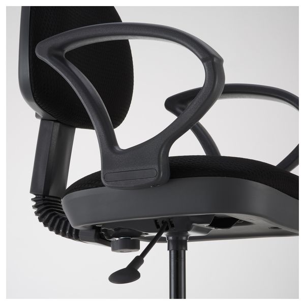 Рабочее кресло на колесах БАЛЬДРИАН, черный, серый - фото 2