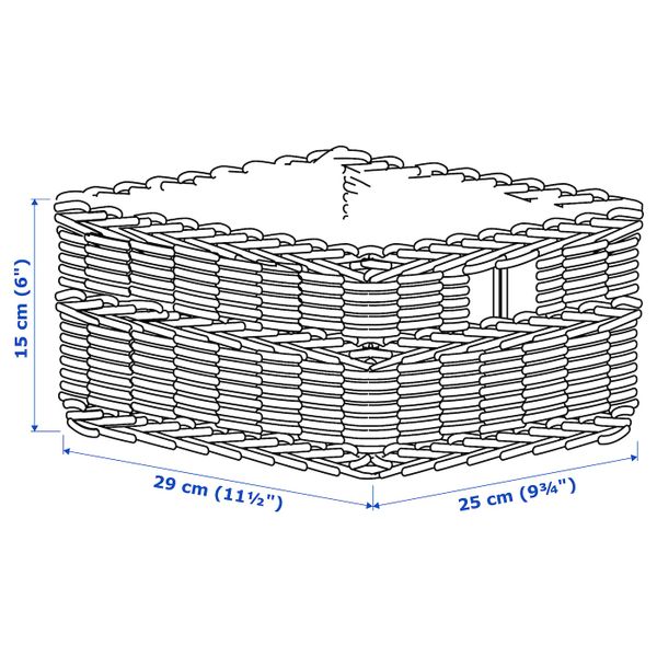 IKEA, дополнительный ракурс - схема-чертеж с размерами