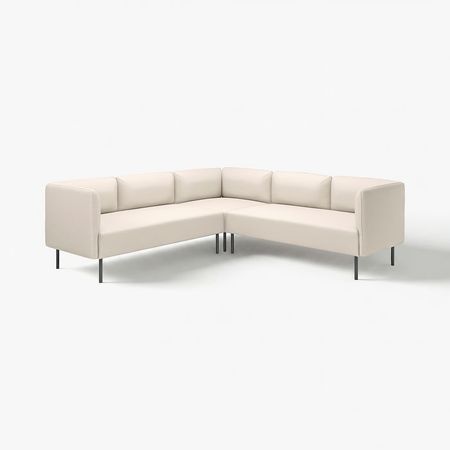 LILLEHEM 4-местный модульный угловой диван - Vissle бежевый/металлический