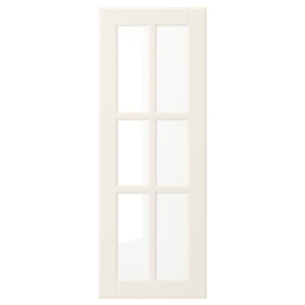 Стеклянная дверь, белый с оттенком 30x80 см IKEA BODBYN БУДБИН 403.670.68 - фото 1