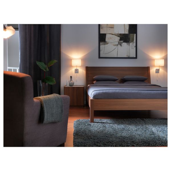 Бра, никелированный/белый IKEA ALÄNG АЛЭНГ 703.825.24 - фото 2