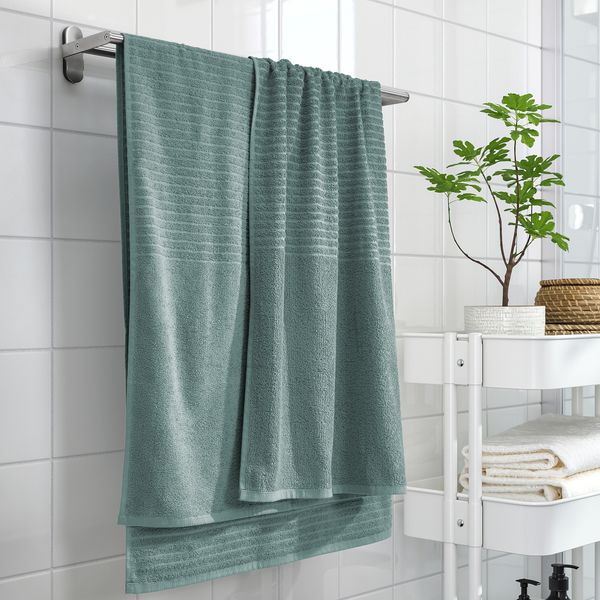 Простыня банная, 100x150 см, серо-бирюзовый IKEA VÅGSJÖN ВОГШЁН 304.880.37 - фото 4
