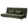 Диван-кровать 3-местный БЕДИНГЕ МУРБО, Эдшен зеленый