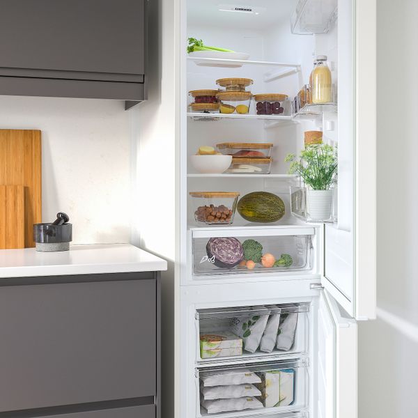 Холодильник морозильник, ИКЕА 300 отдельно стоящий/белый 215/90 л IKEA PÅKALLA ПОКЭЛЛА 404.948.44 - фото 5