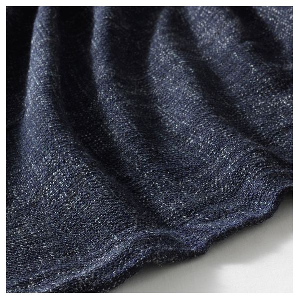 Плед ГУРЛИ, черно-синий (120x180 см) - фото 2