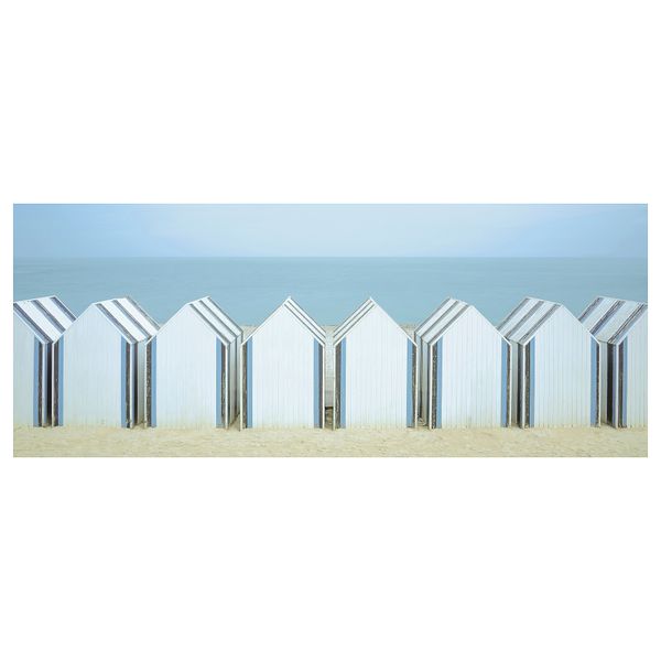 Холст, Пляжные домики, 140x56 см IKEA BJÖRKSTA БЬЁРКСТА 705.566.23 - фото 1