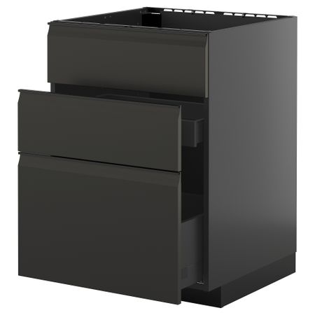 Шкаф под мойку + 3 фасада, 2 ящика IKEA METOD МЕТОД, KNIVSHULT 295.870.62