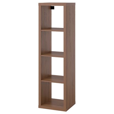 KALLAX Стеллаж - коричневый под грецкий орех 42x147 см