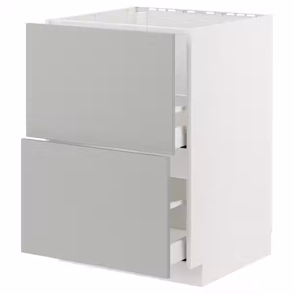 METOD / MAXIMERA Напольный шкаф п/мойку+2фасада/2 ящ - фото 1