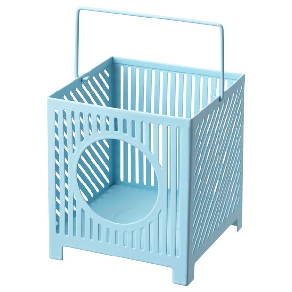 Фонарь для греющей свечи БЕМАННА, голубой (11 см) - фото 1