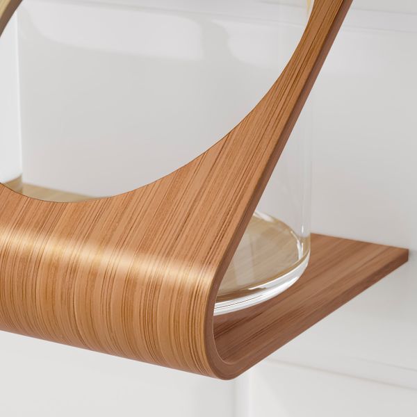 Подставка с контейнерами, стекло, бамбук IKEA РИМФОРСА 103.676.87 - фото 2