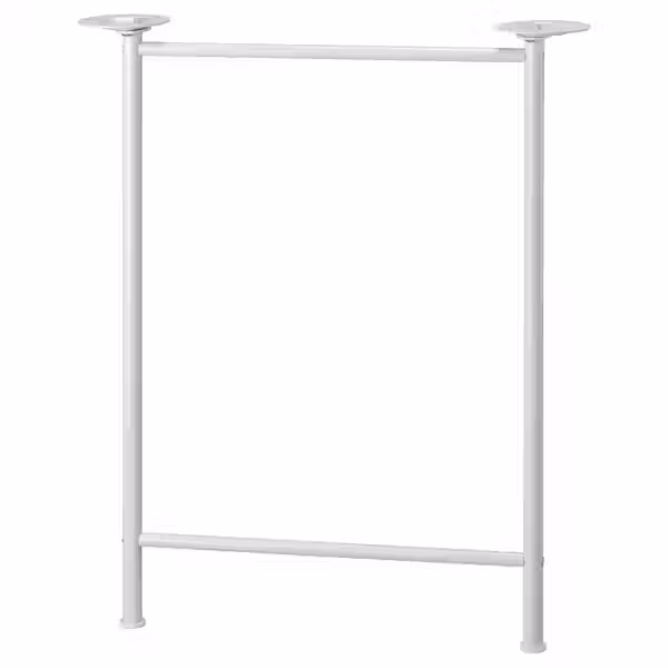 LAGKAPTEN / SPÄND Письменный стол - белый 120x60 см - схема-чертеж с размерами