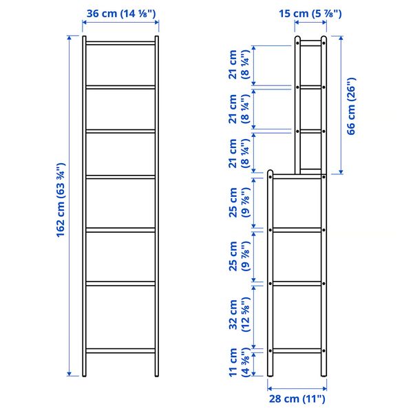 IKEA, дополнительный ракурс - схема-чертеж с размерами