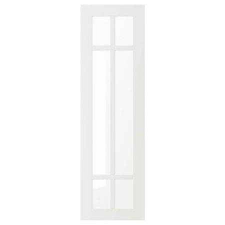 Стеклянная дверь, белый 30x100 см IKEA STENSUND СТЕНСУНД 304.514.25