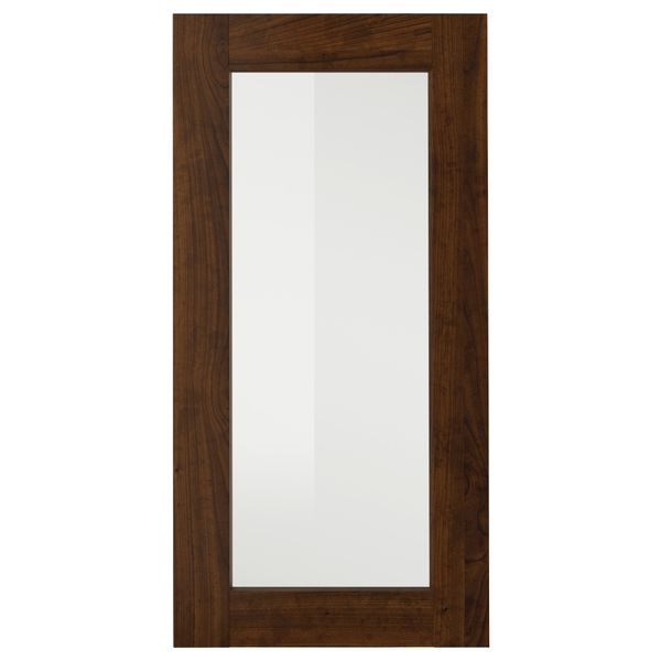 Стеклянная дверь ЭДСЕРУМ, под дерево коричневый - фото 1