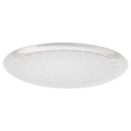 Блюдо ВИНТЕР 2017, с рисунком, матовое стекло (32 см)