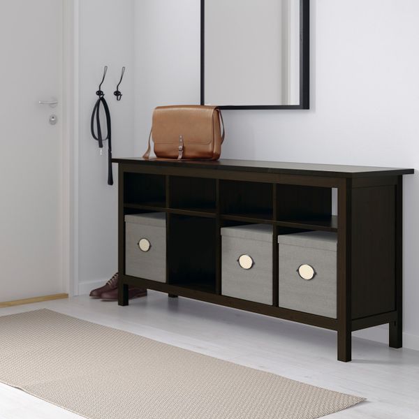 Консольный стол, черно-коричневый 157x40 см IKEA HEMNES ХЕМНЭС 803.831.51 - фото 3