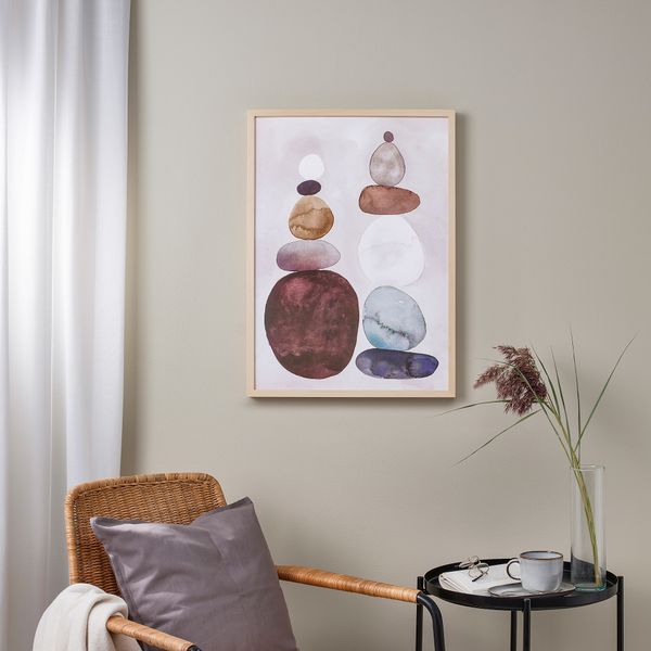 Рама с постером, 50x70 см, Гармония цветов IKEA RIBBA РИББА 505.452.49 - фото 3