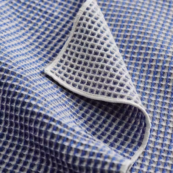 VÄLVÅRDAD Полотенце кухонное - синий/белый 45x60 см - схема-чертеж с размерами