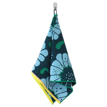 Полотенце, синий/разноцветный 50x100 см IKEA САНДВИЛАН 304.304.90