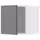 METOD Навесной шкаф - белый/Nickebo матовый серо-зеленый 40x40 см