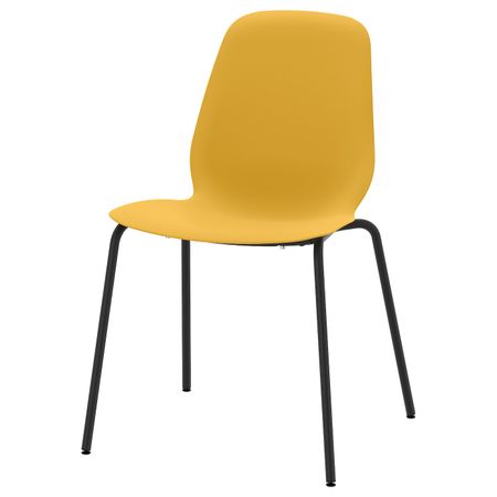 Стул, темно-желтый/Брур-Инге черный IKEA LEIFARNE ЛЕЙФ-АРНЕ 693.041.98