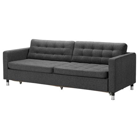 3-местный диван-кровать, Гуннаред темно-серый, металл IKEA LANDSKRONA ЛАНДСКРУНА 693.198.78