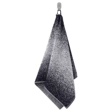 Полотенце, белый/темно-синий 50x100 см IKEA NYCKELN НЮККЕЛЬН 804.943.90