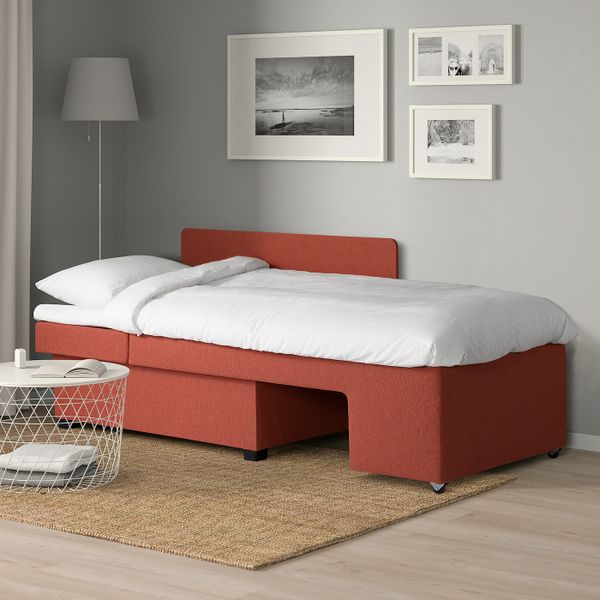 2-местный диван-кровать, Сандсбру оранжевый IKEA GRÄLLSTA ГРЭЛЛЬСТА 404.484.42 - фото 4