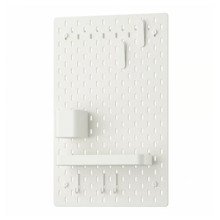 SKÅDIS Настенная панель, комбинация - белый 36x56 см